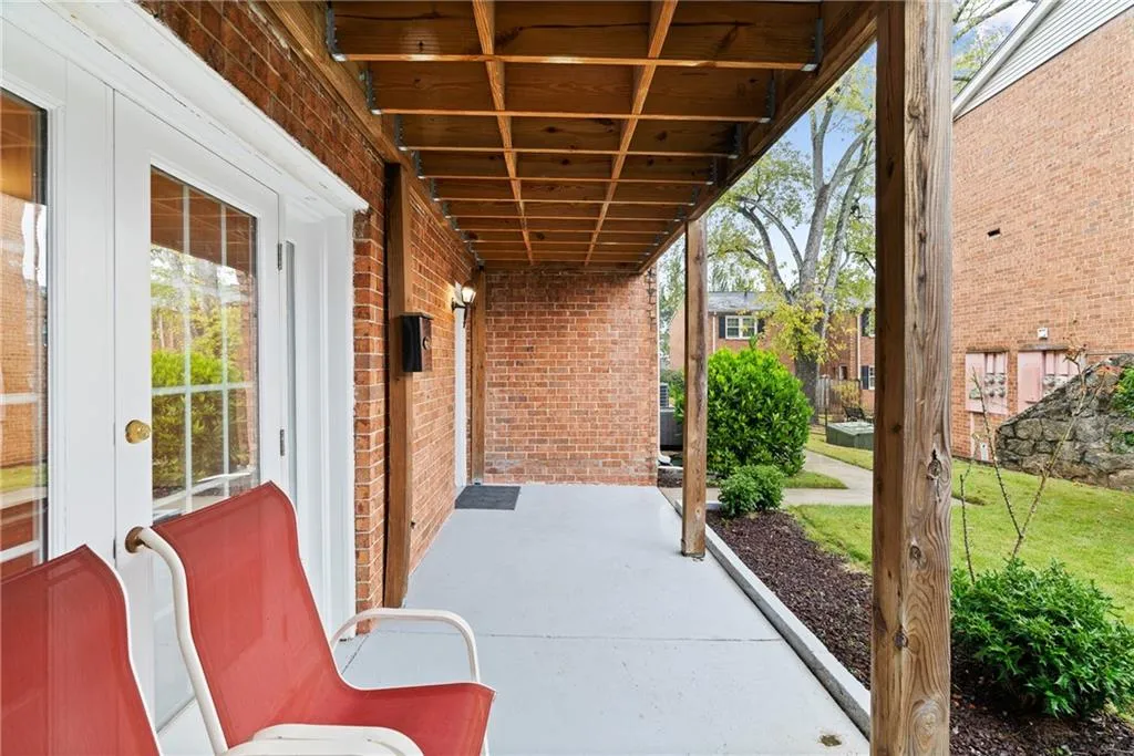 View of patio