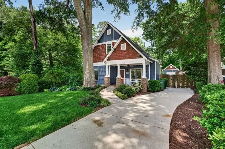 Front of Home with new landscaping