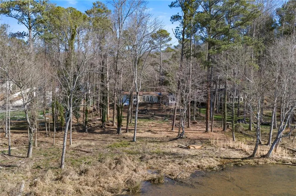 View from River to Back of Home