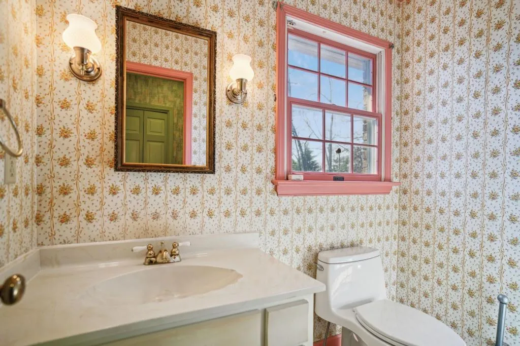 Powder Room Near Kitchen