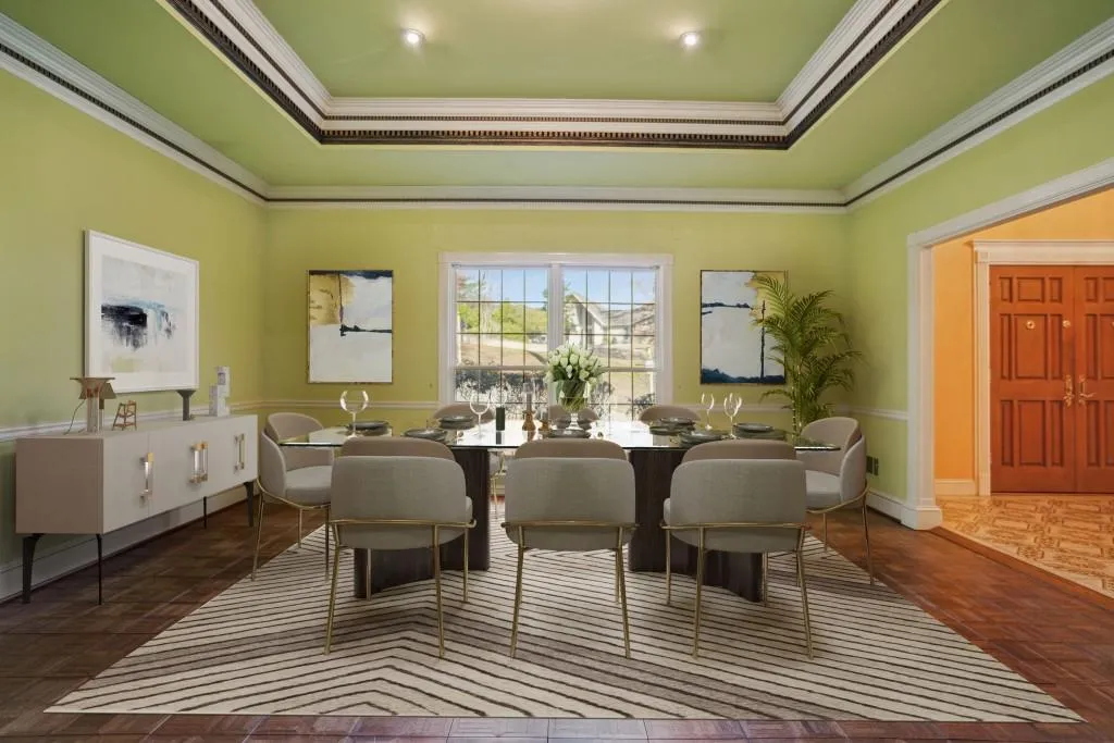 Virtually Staged Dining Room
