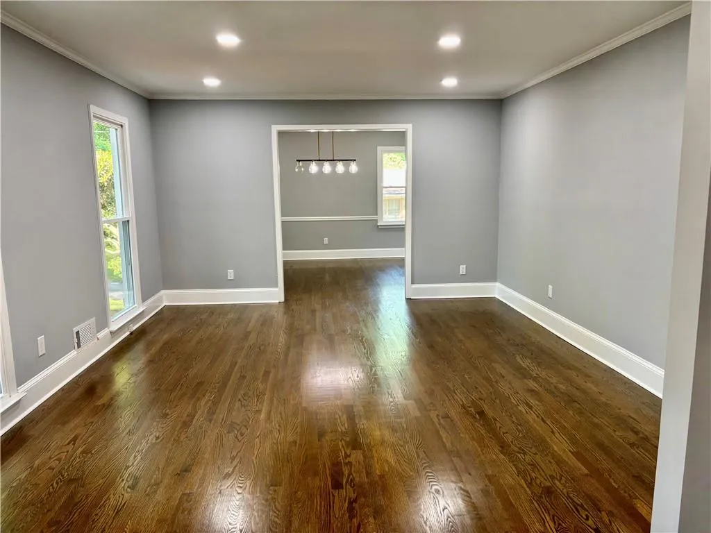 Formal living room on front of home