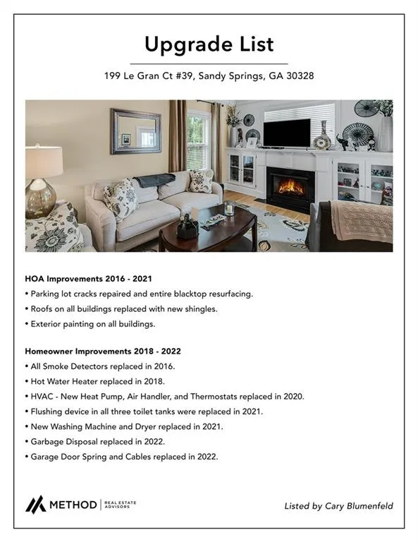 199 Le Gran Court Unit 39, Sandy Springs, Georgia 30328, 2 Bedrooms Bedrooms, ,2 BathroomsBathrooms,Residential,Sold,199 Le Gran Court Unit 39,7104851
