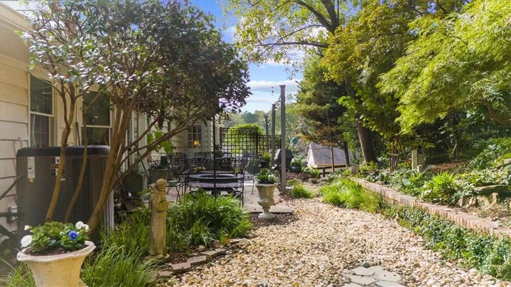 View of yard with a patio