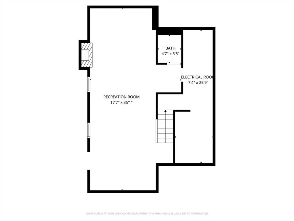 View of room layout