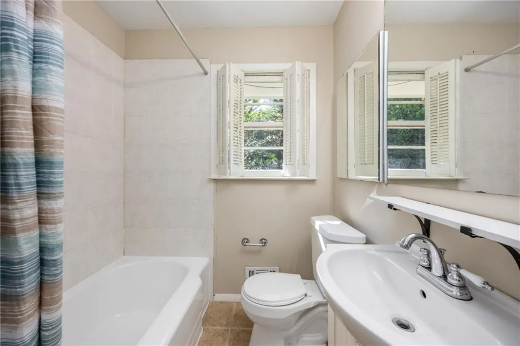 main level full bath
