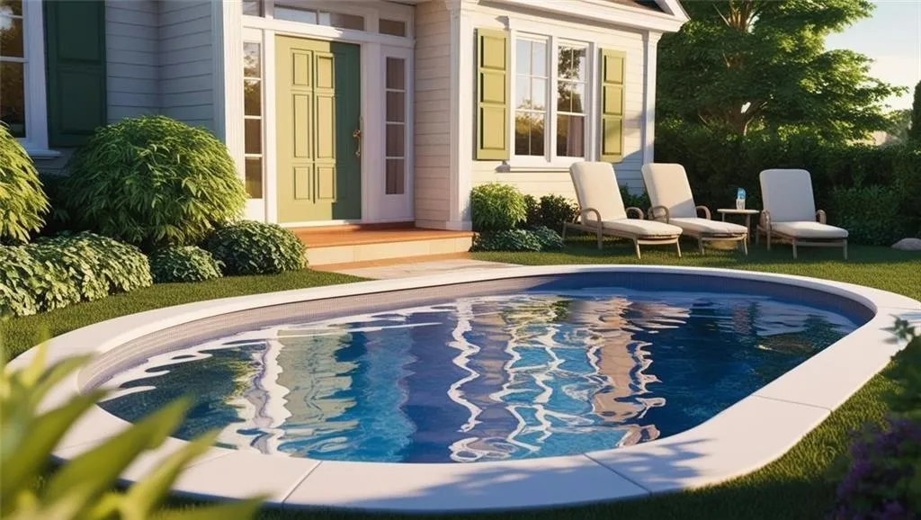 View of outdoor pool