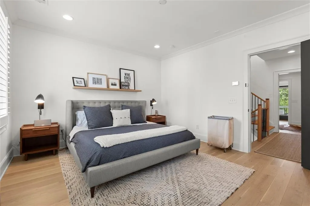 Spacious primary suite.