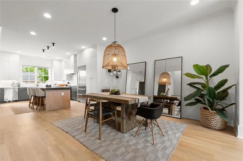 Residence is fully furnished with high end furnishings and included in the list price.