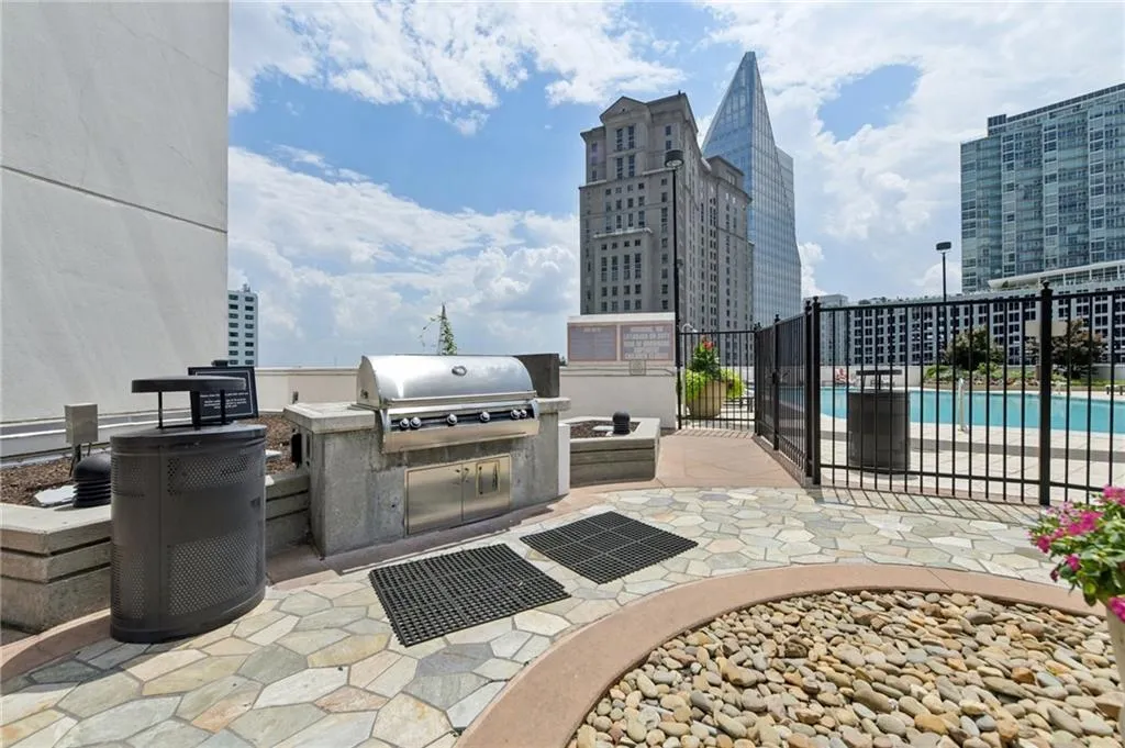 Terrace area grilling station