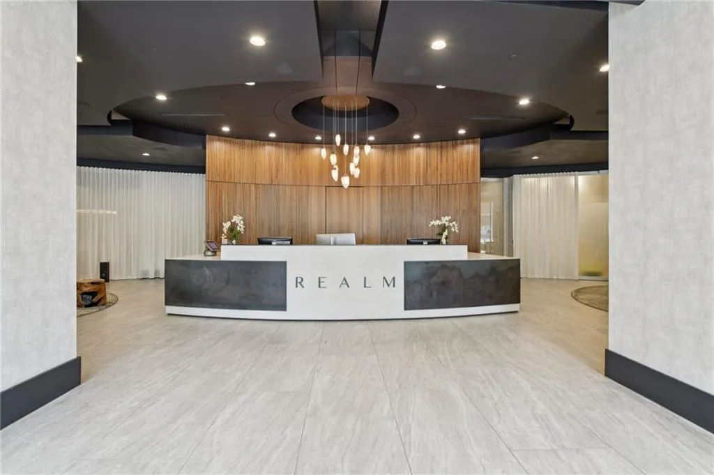 View of reception area