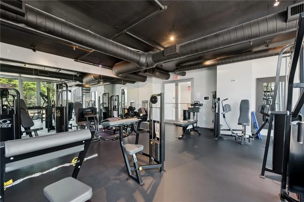 Double story fitness center
