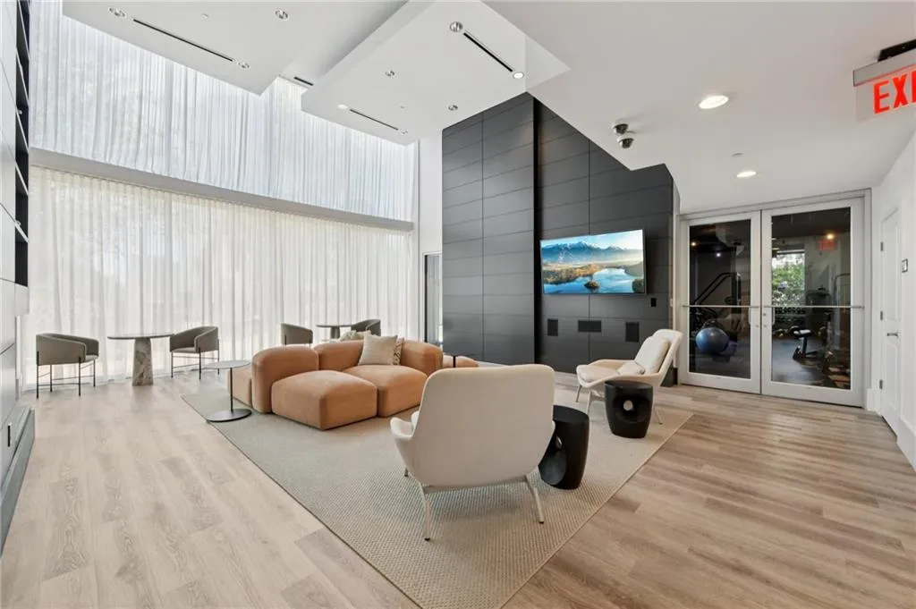 Recently renovated double story clubroom with fireplace