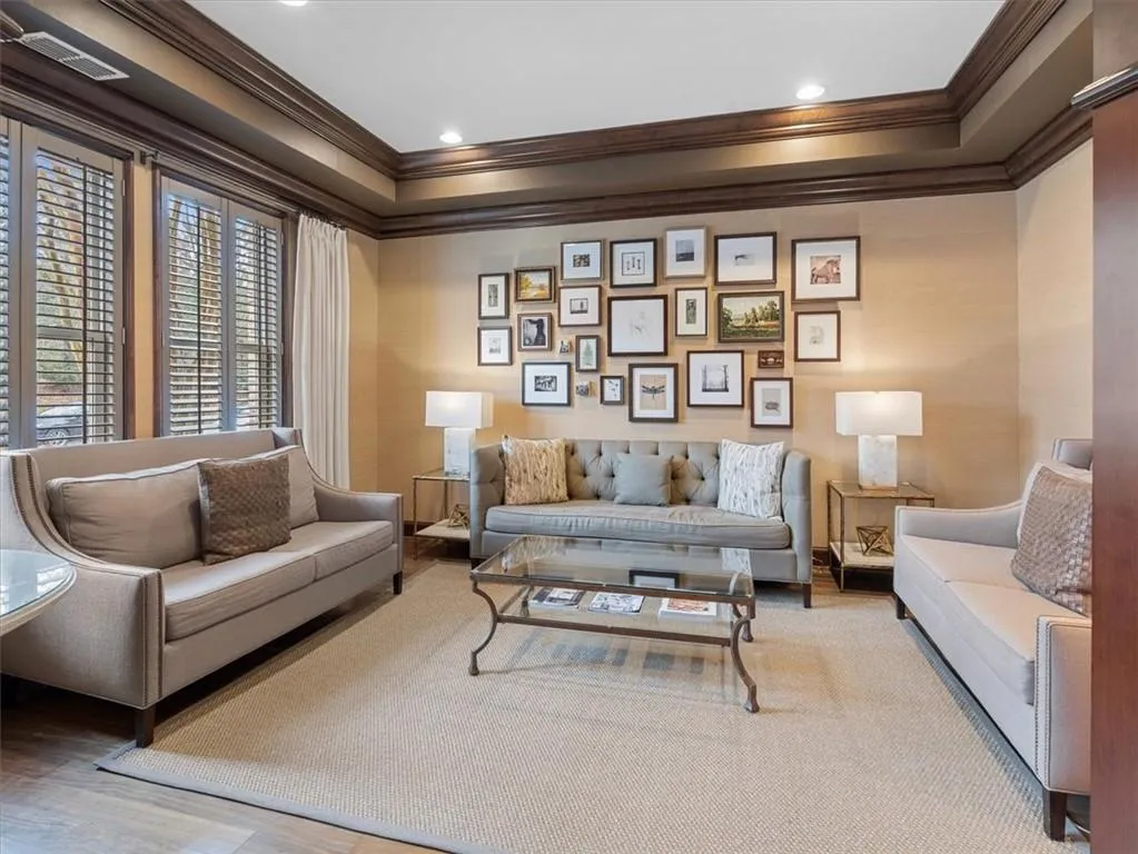 sitting room off of lobby