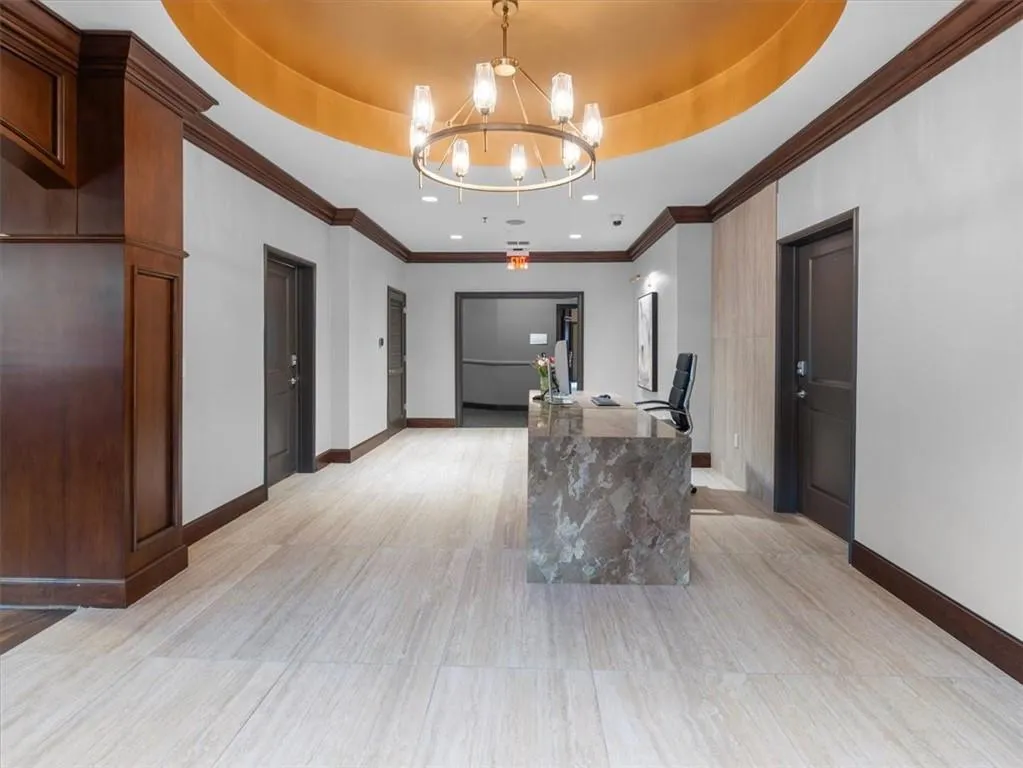 recently renovated lobby
