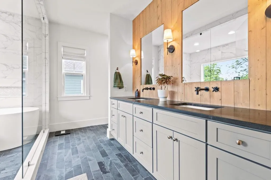 Custom vanities & Toto toilet