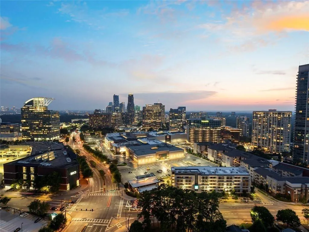 View of city skyline