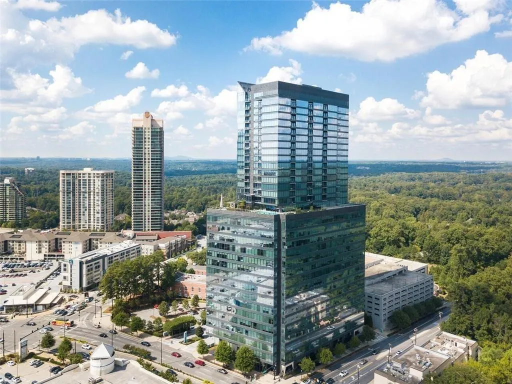 Aerial View of Building