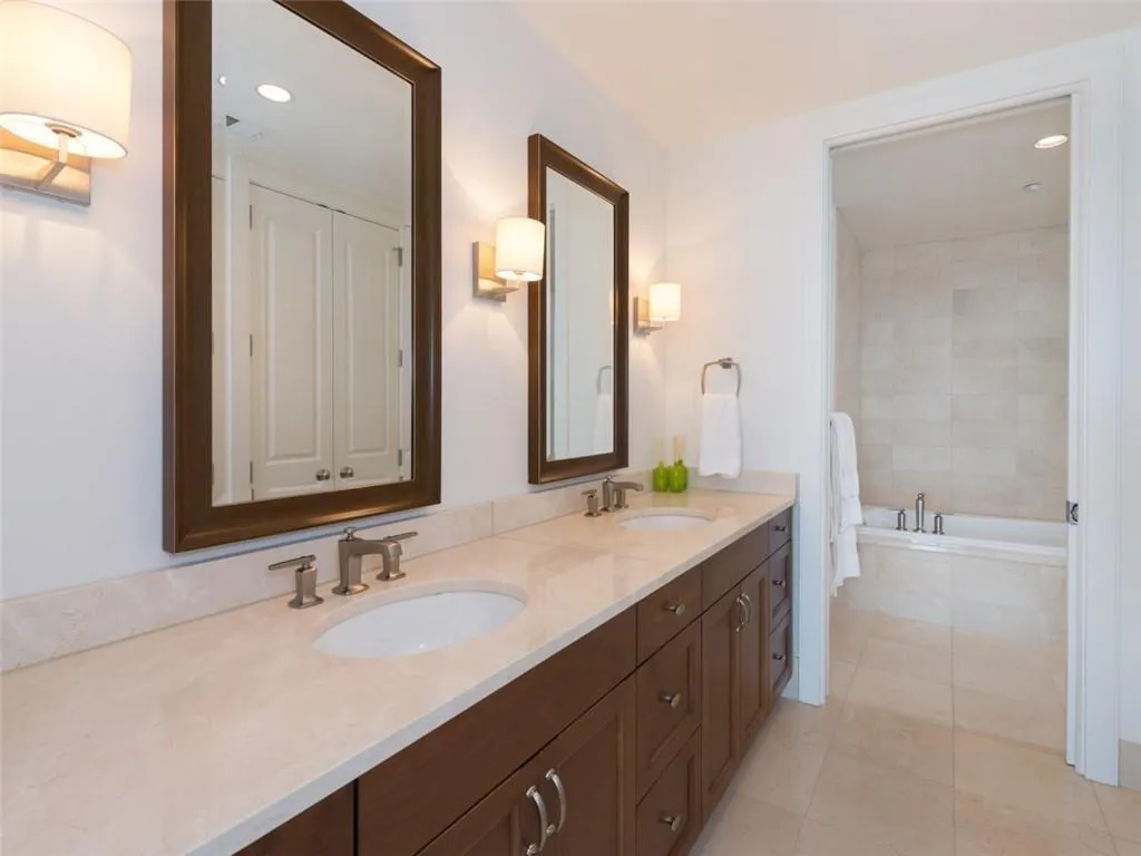 Featuring Double Vanities, Separate  Shower and Tub