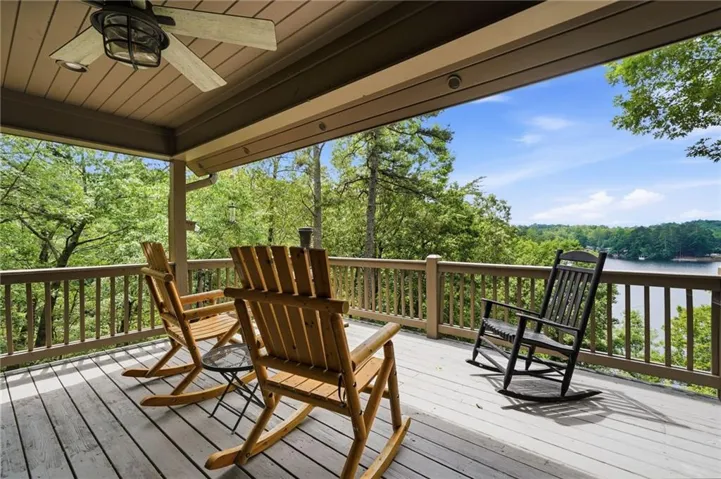 Upper Deck overlooking Lake