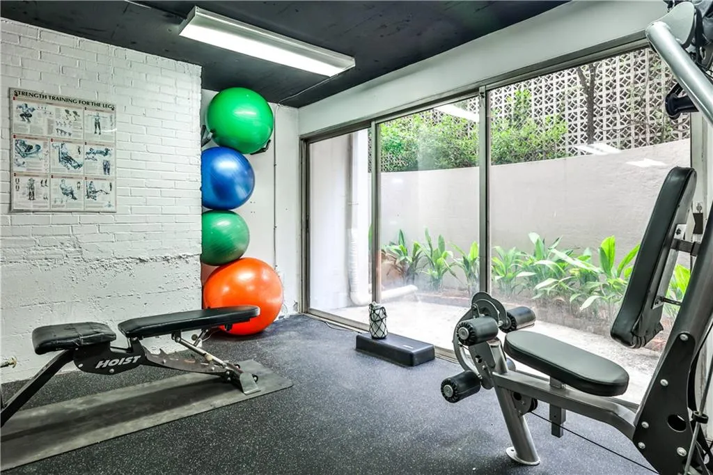 View of workout room