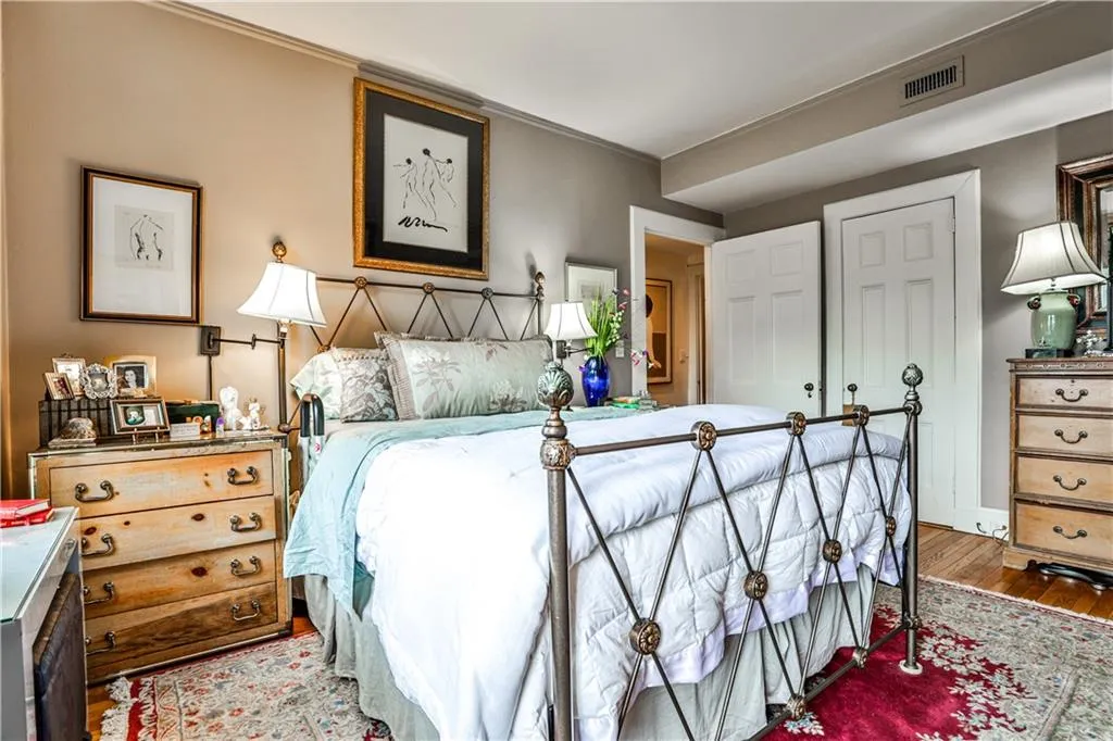 Bedroom featuring wood finished floors