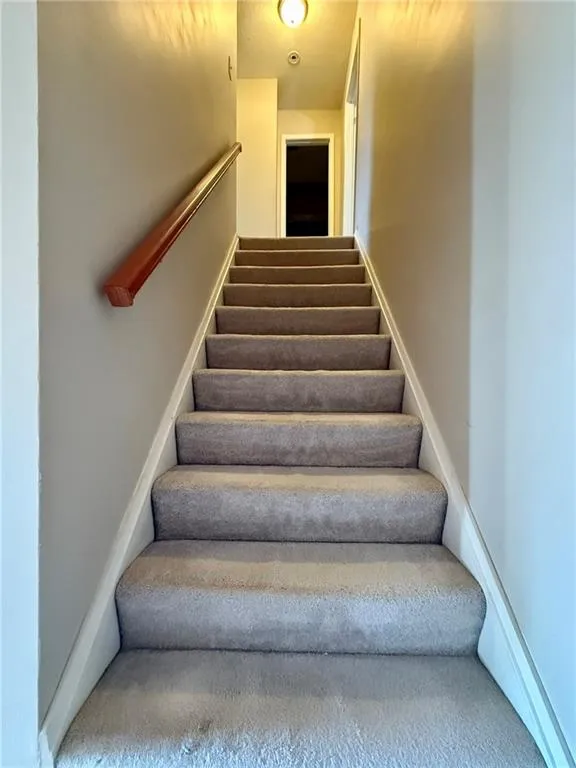 View of stairs