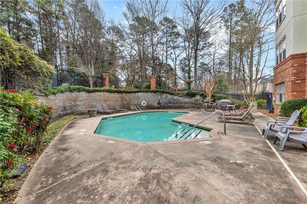 Swimming pool featuring a patio area
