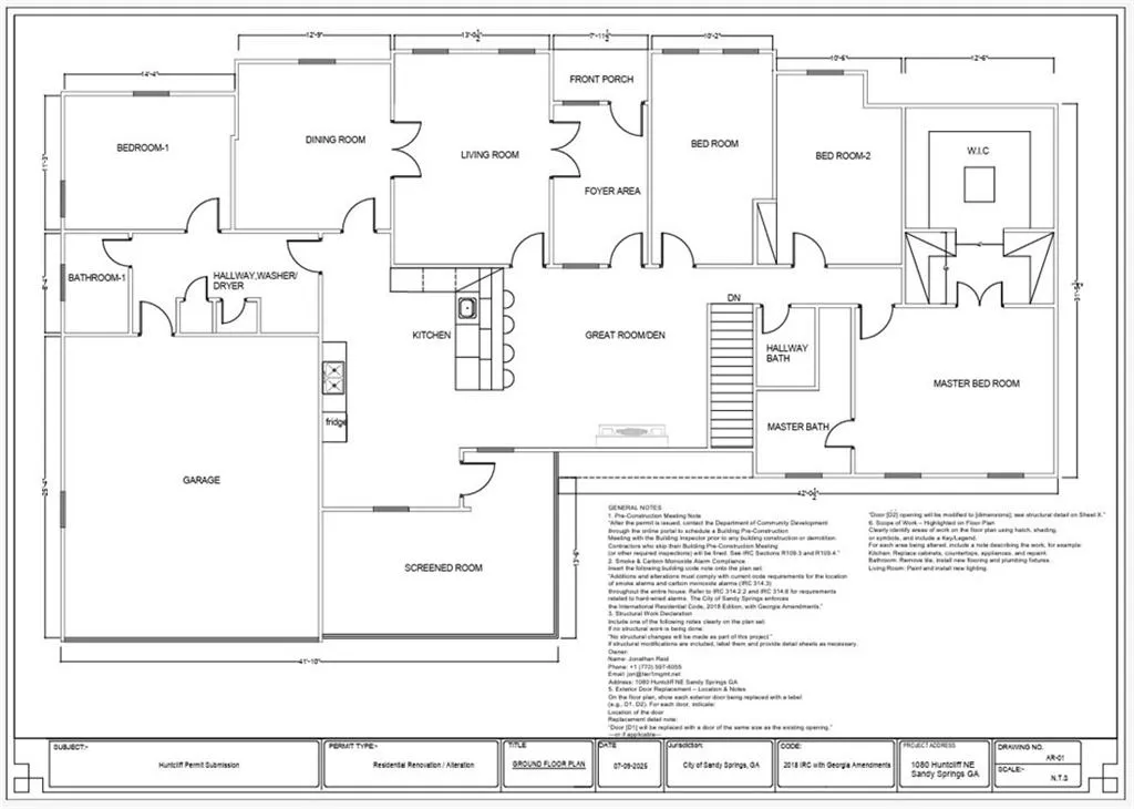 View of home floor plan