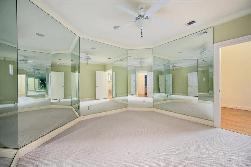 Home gym or bonus room on second floor