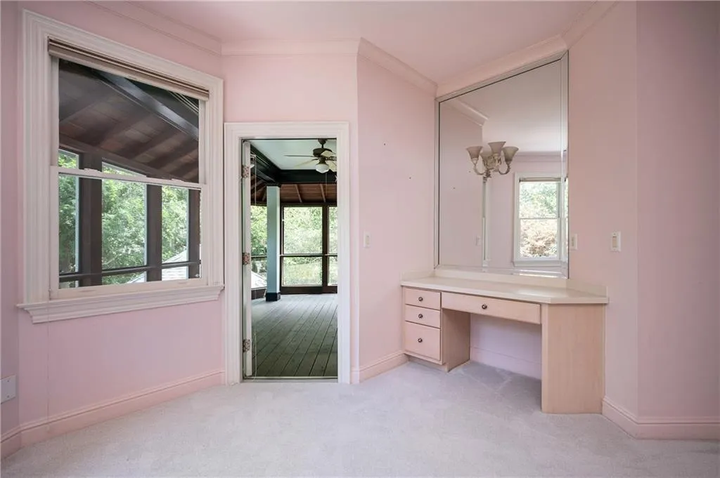 Primary bedroom on second floor