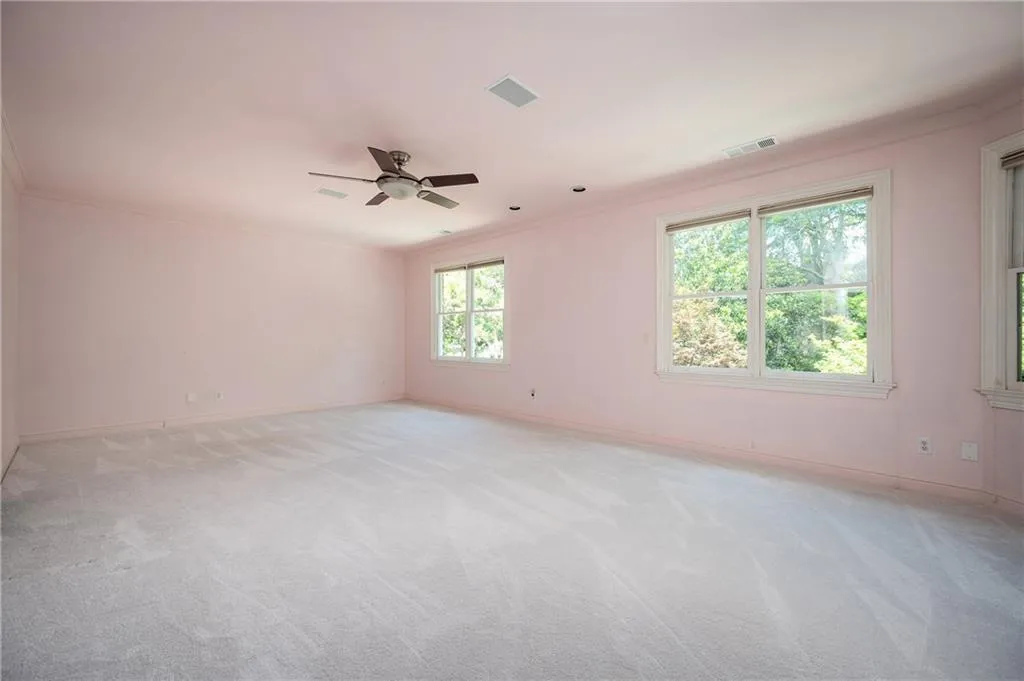 Primary bedroom on second floor