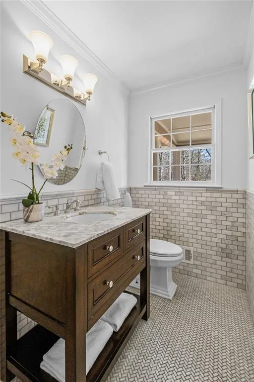 Half bath on main