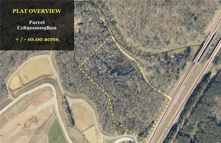 Map / location featuring property boundaries highlighted