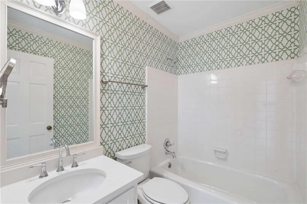 Shared hall bath