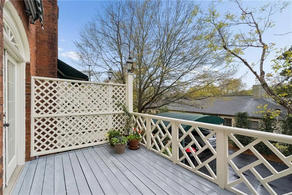 Wonderful private deck with sunset views!
