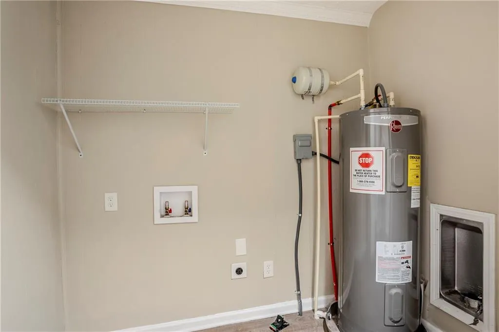 Utilities with water heater