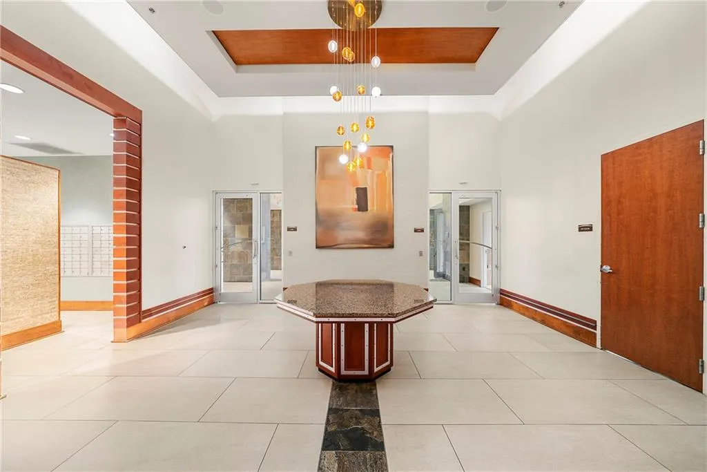 Elevator Lobby Area by Mailboxes