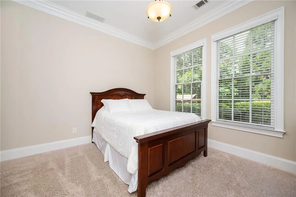 Bedroom on main level with private full bathroom