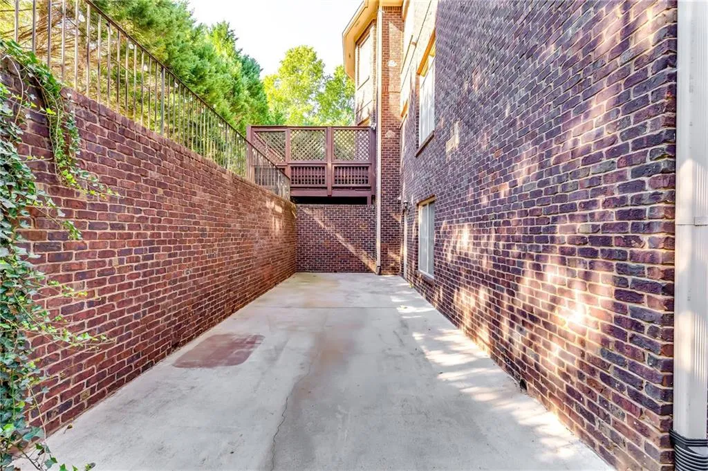 Patio off the terrace level basement.