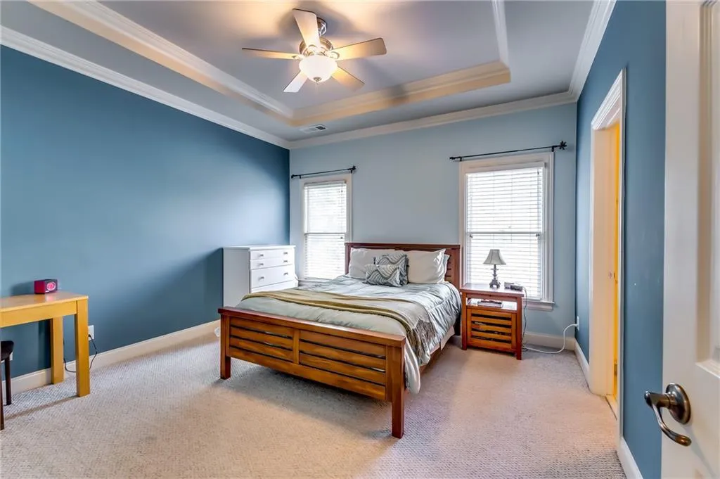Secondary bedroom on upper level.