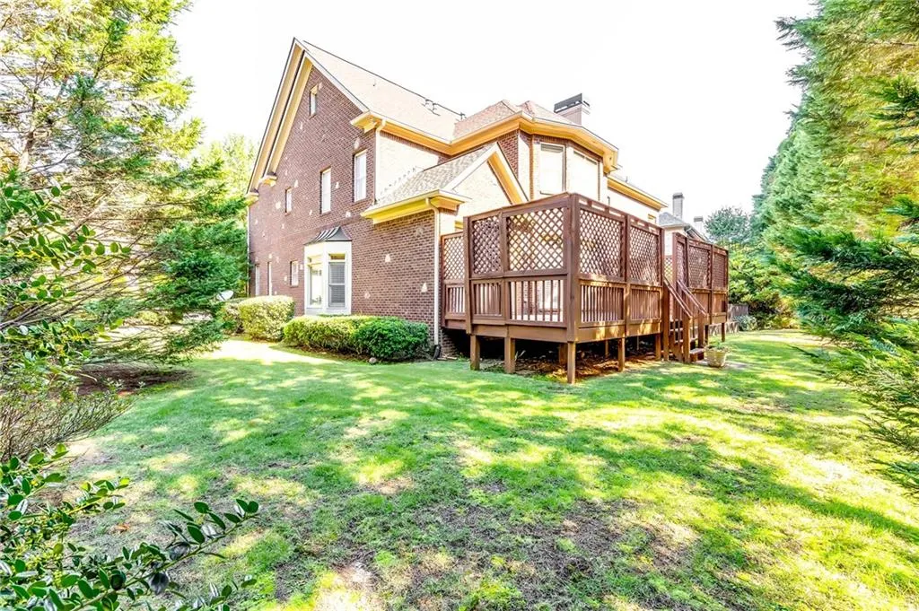Oversized deck off the morning room on the main level.