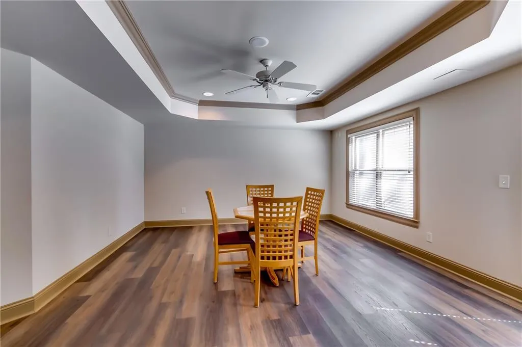 Basement space that can be used for office, gym, game room, or any other purpose.