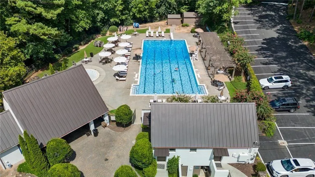 Birds eye view of Riverside Club