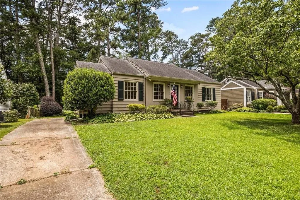 Long, flat and level driveway