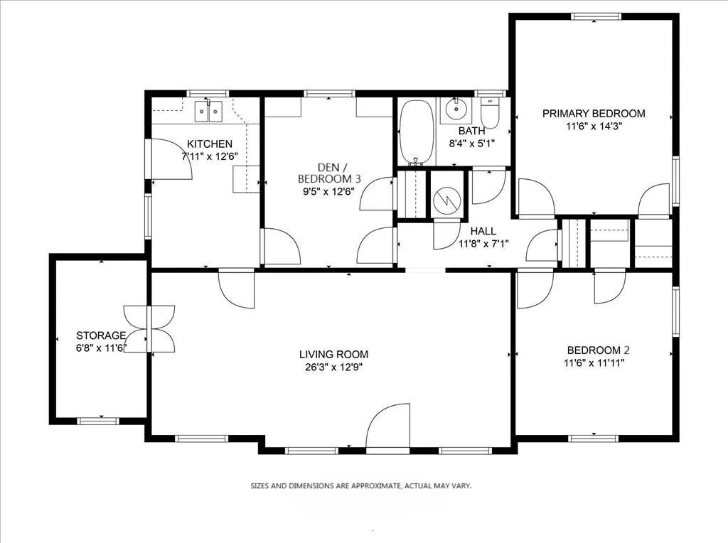 Ideal Floorplan lends itself to many possibilities - renovate as is, or bump up and out.