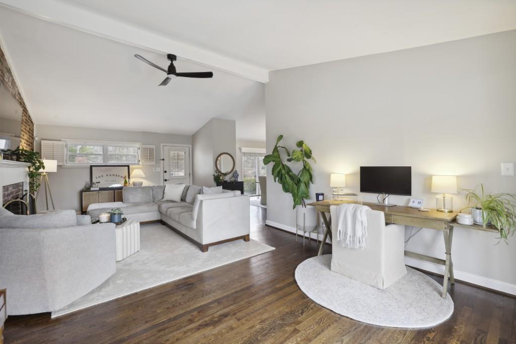 This home features Hardwoods Throughout and an Abundance of Natural Light.
