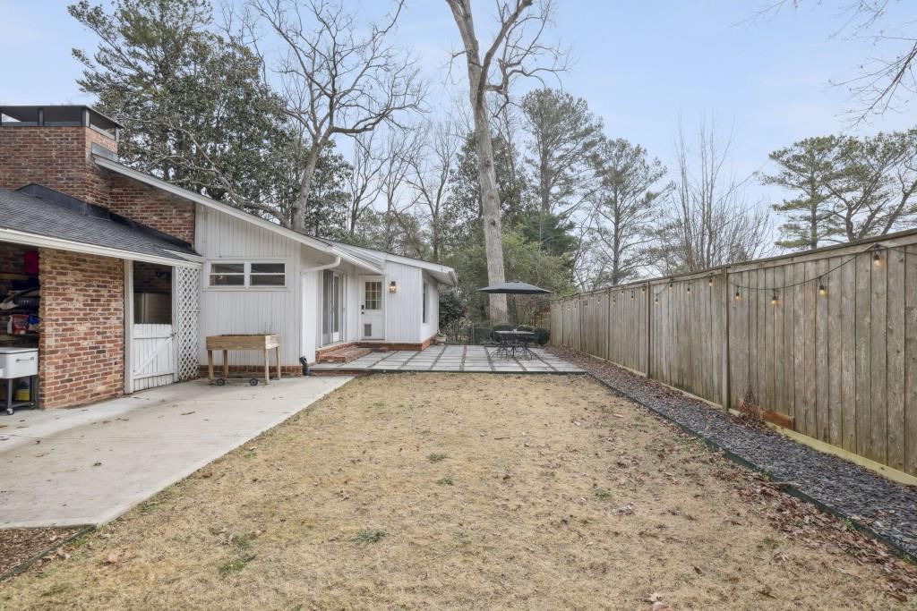 The perfect space for Hosting Cookouts or Letting out your Furry Friend!