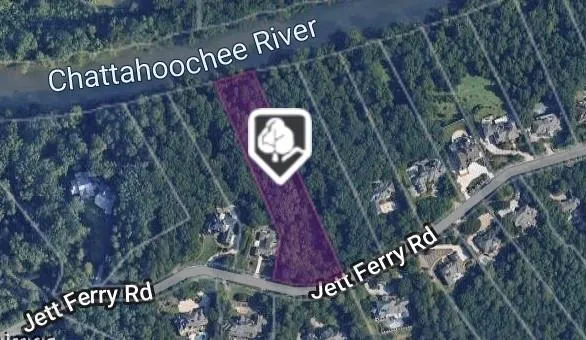 Aerial view of property's location
