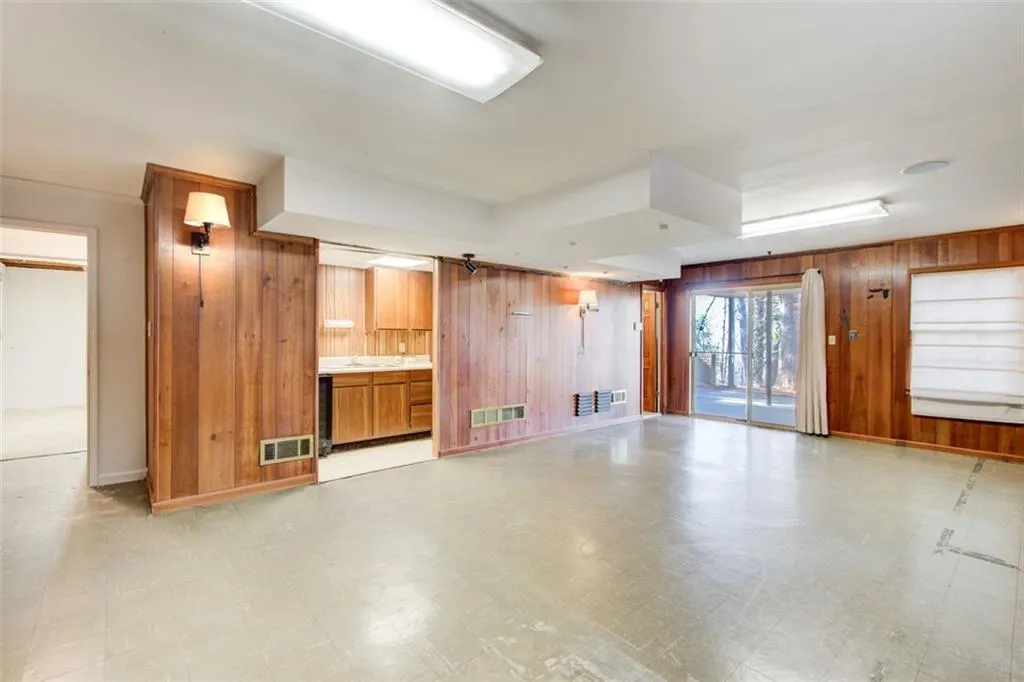 Finished terrace level is ready for your touches to make it yours.